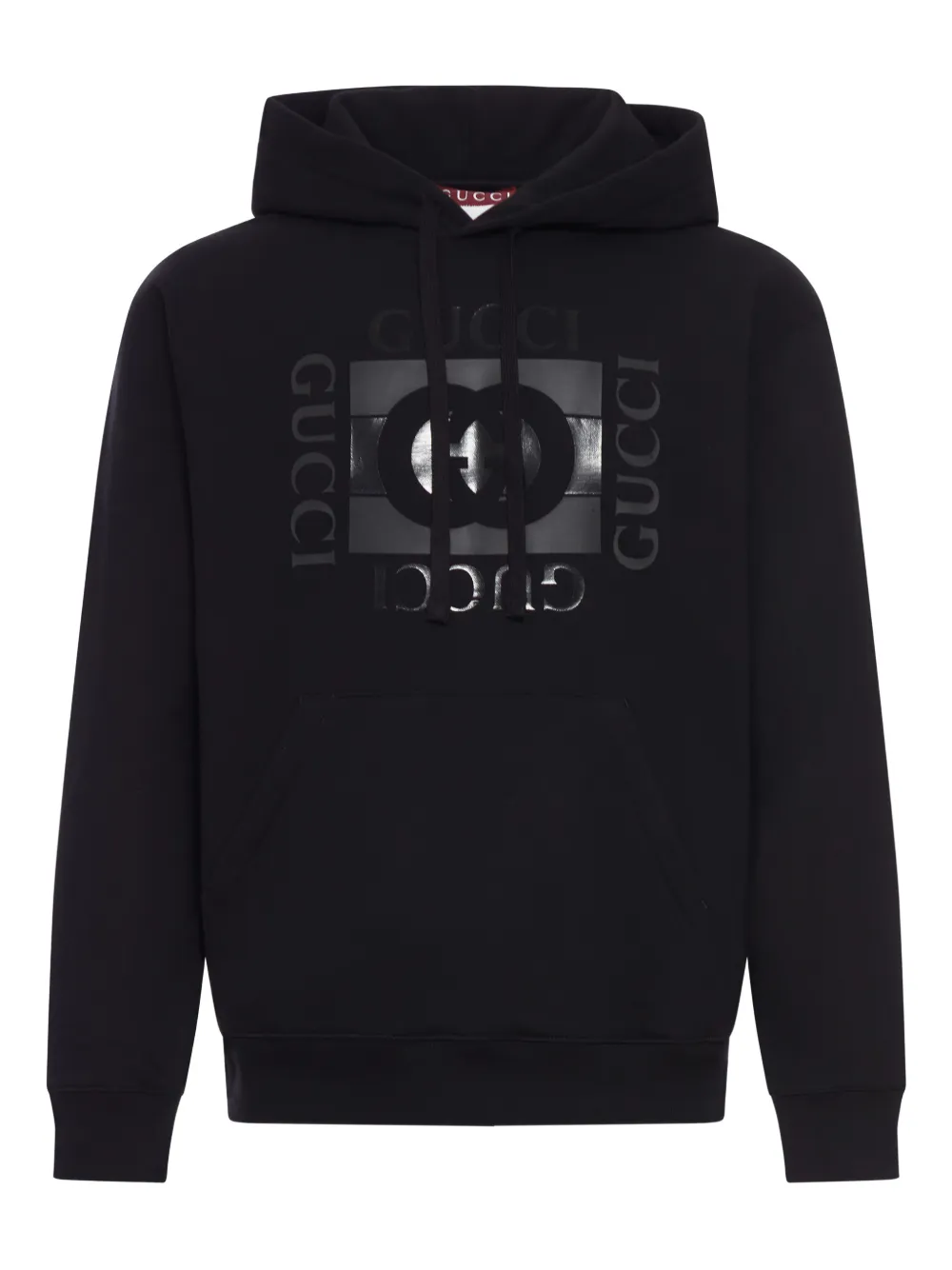 Gucci logo black hoodie - Schwarz