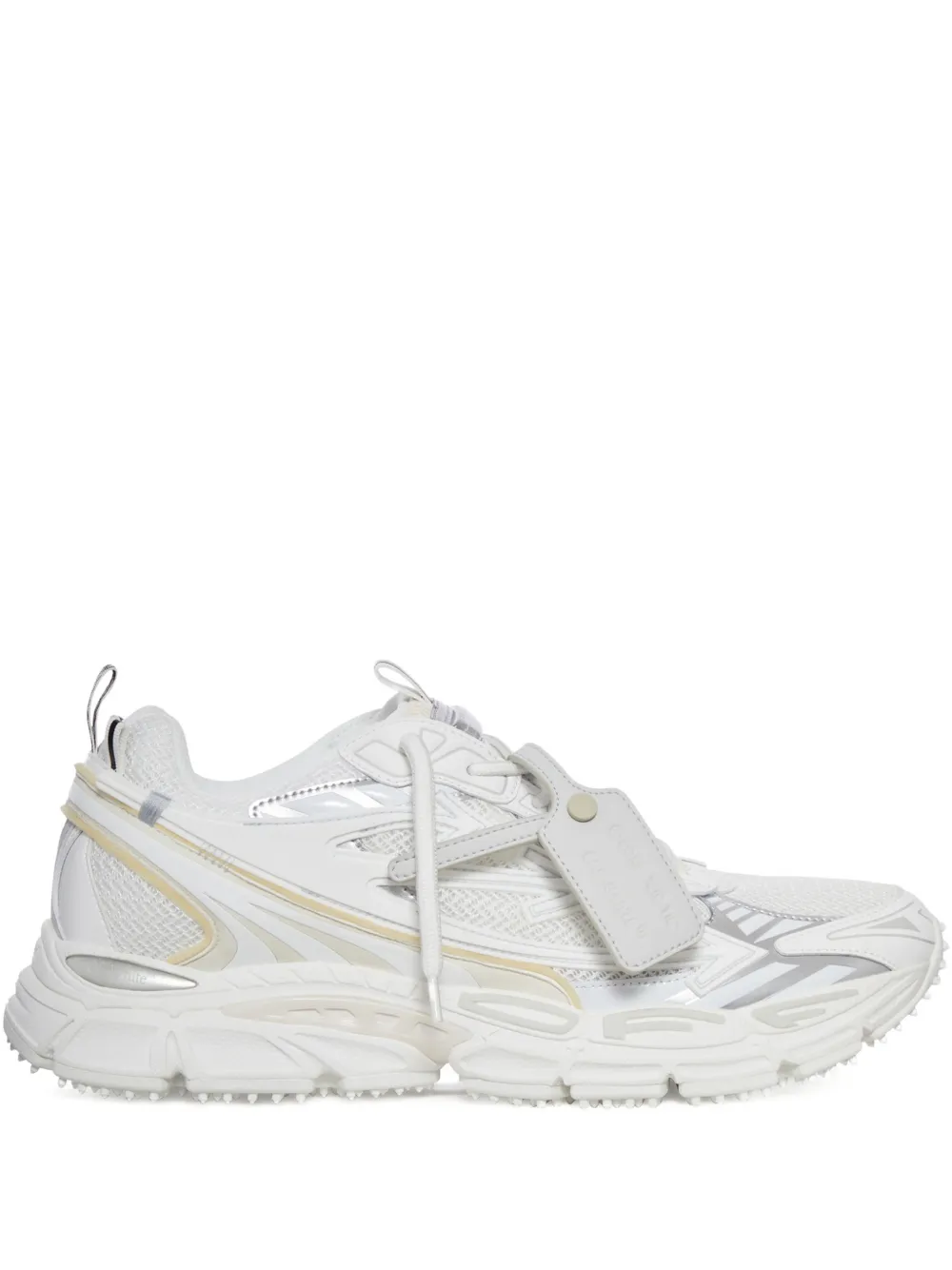 Off-White Be Right Back mesh paneled sneakers - Bianco