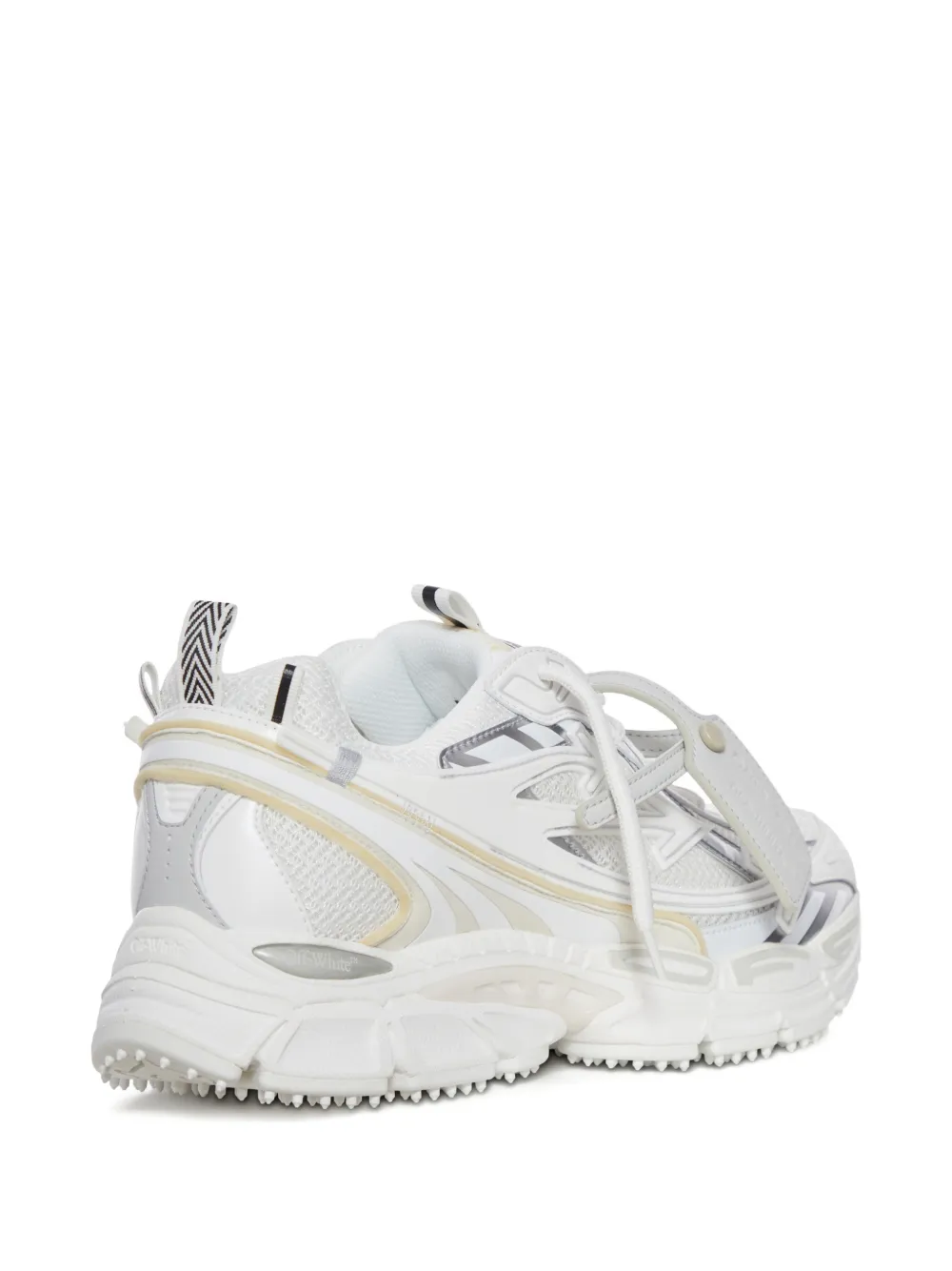 Off-White Be Right Back sneakers met mesh vlakken Wit