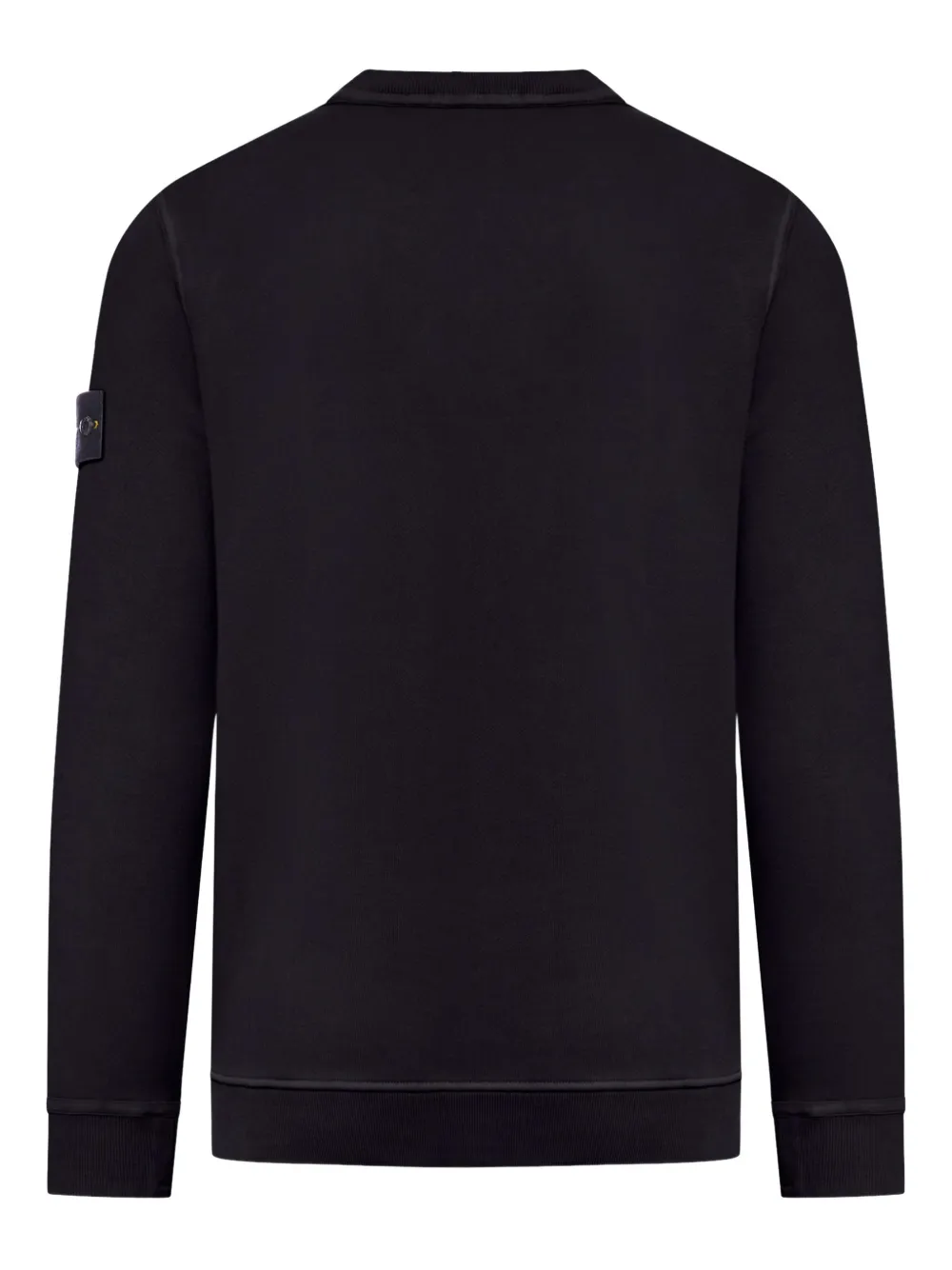 Stone Island compass logo crew-neck sweatshirt - Zwart