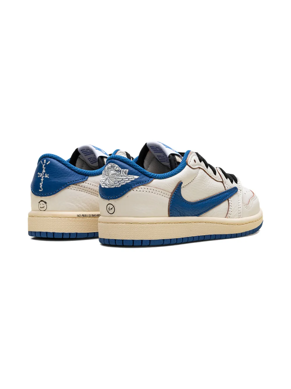 Jordan Kids x Travis Scott x Fragment Design Air Jordan 1 low sneakers Beige