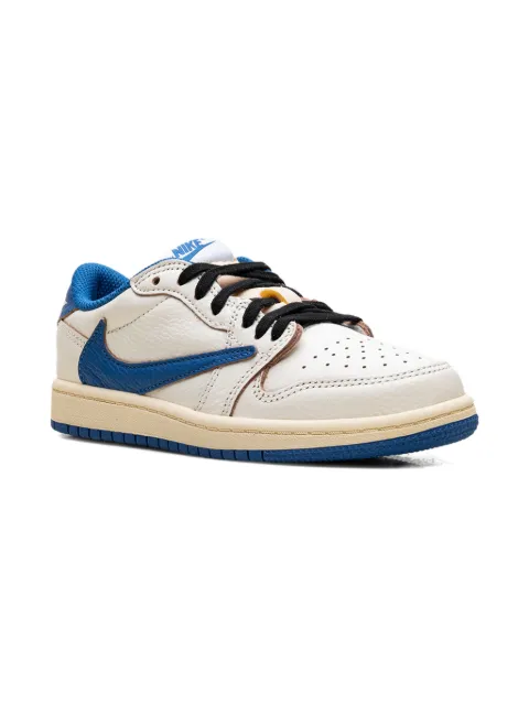 Jordan Kids x Travis Scott x Fragment Design Air jordan 1 low sneakers