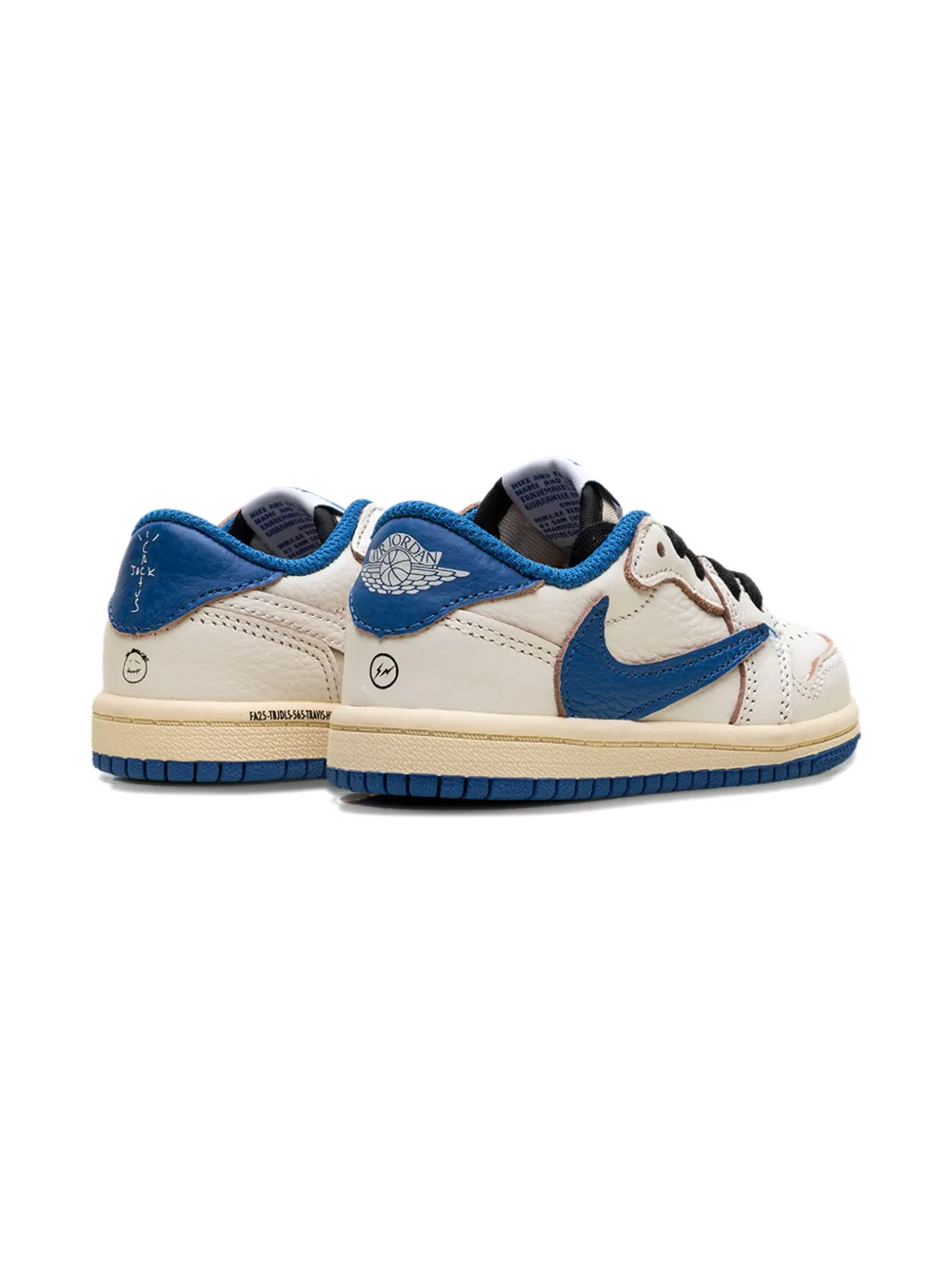 Jordan Kids x Travis Scott x Fragment Design Air Jordan 1 low sneakers Beige