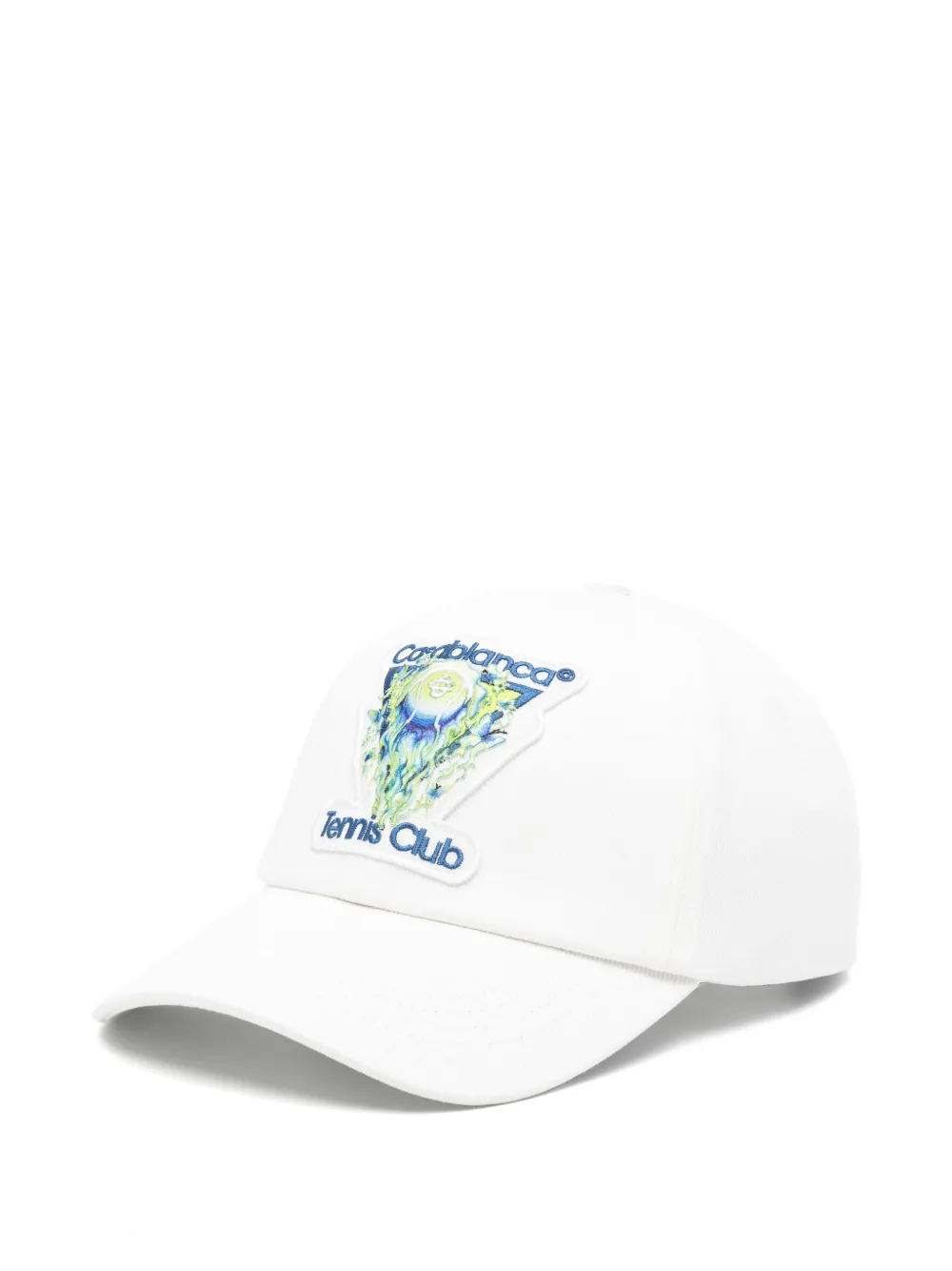 Casablanca tennis club baseball cap - Bianco