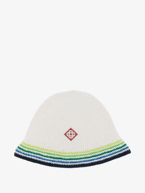 Casablanca logo-detail bucket hat