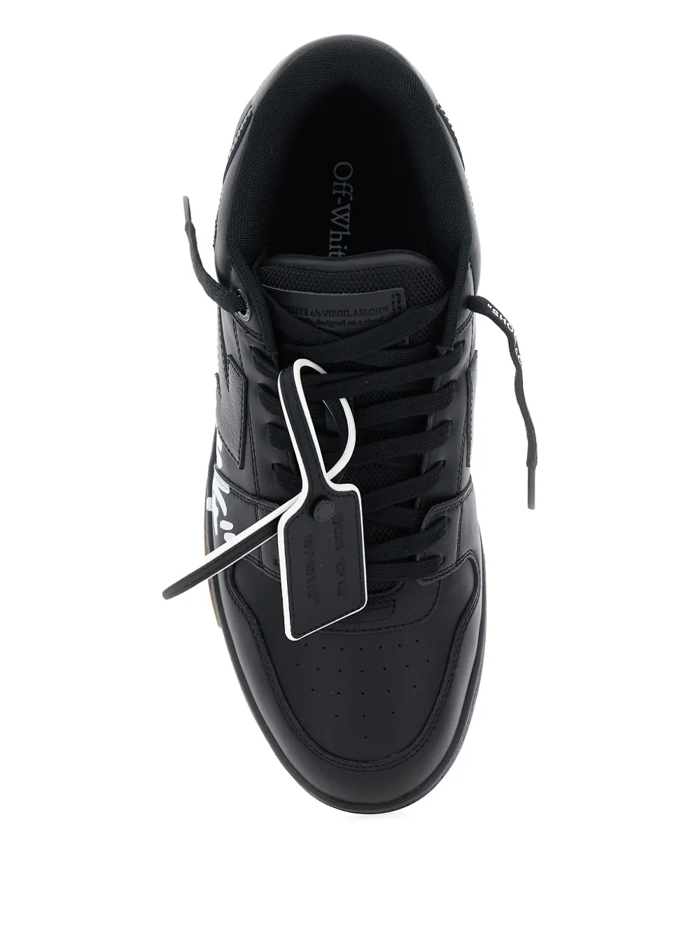 Off-White Out Of Office geperforeerde sneakers Zwart