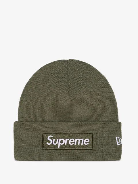 Supreme gorro con logo en colaboración con New Era