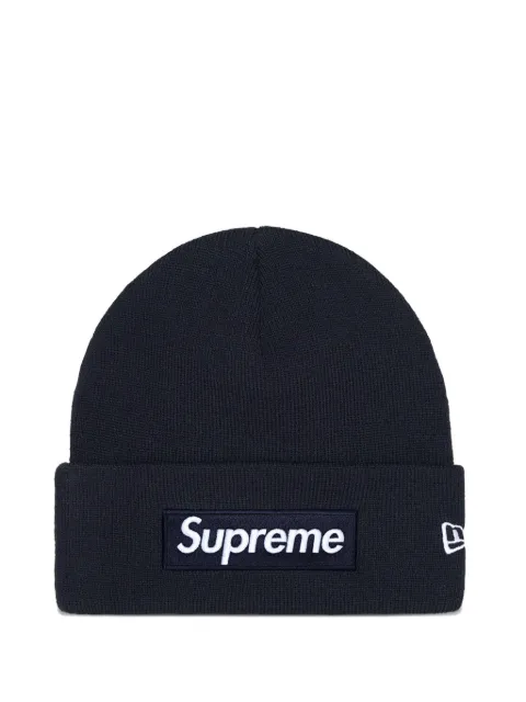 Supreme x New Era box logo beanie hat