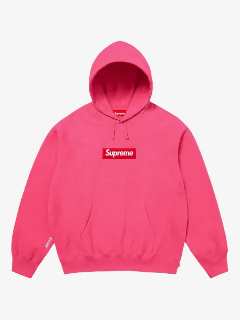 Supreme logo-patch hoodie