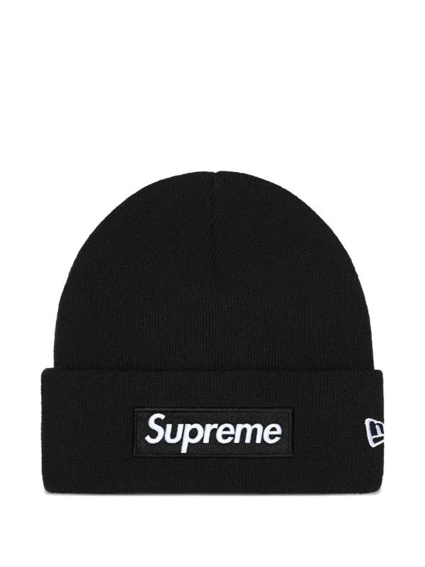 Supreme x New Era® Box Logo Beanie | Black | FARFETCH