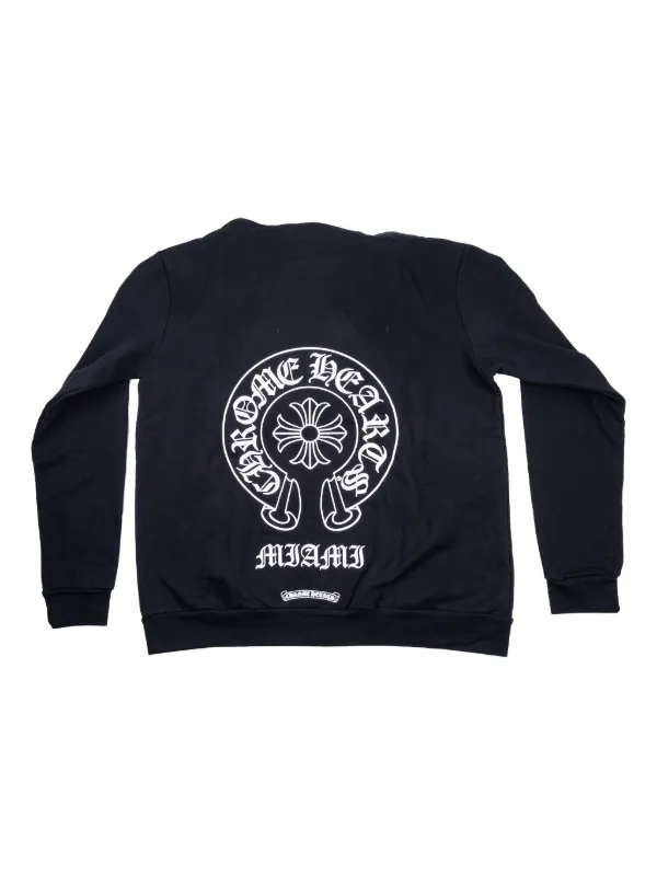 Chrome Hearts zip-up Graphic Hoodie | Black | FARFETCH ZA