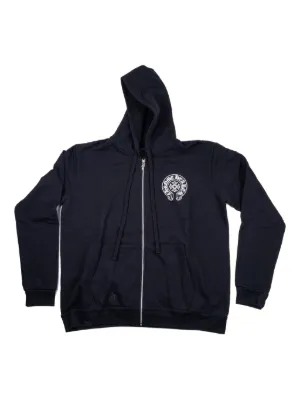 Chrome Hearts vertical-logo Hoodie | Black | FARFETCH