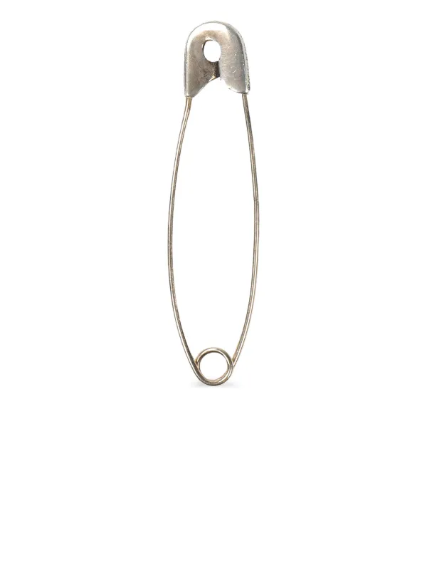Chrome Hearts Diamond Safety Pin | Silver | FARFETCH