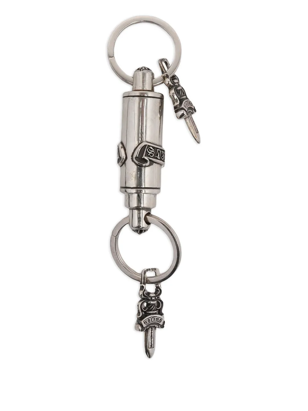 Chrome Hearts Valet dagger keyring | Silver | Image 1