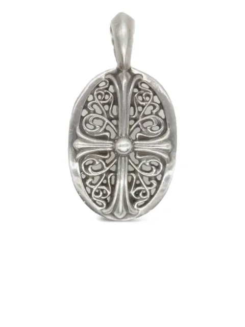 Chrome Hearts oval cross pendant