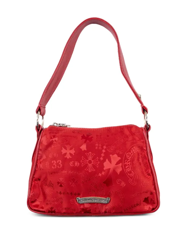 Chrome Hearts top-handle Patterned Shoulder Bag | Red | FARFETCH