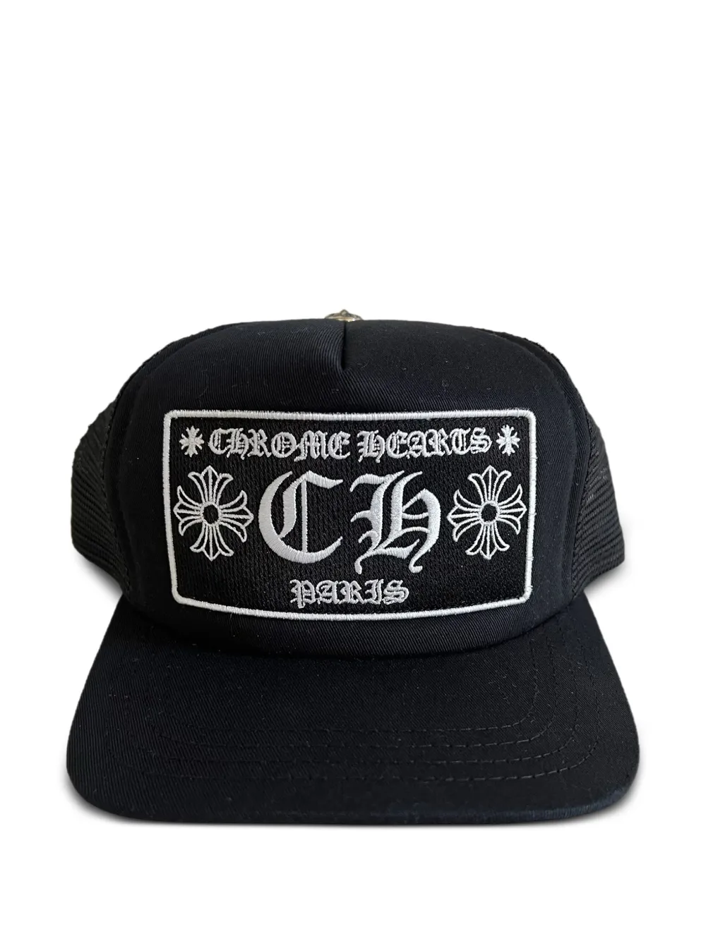 Chrome Hearts Paris trucker hat - Nero
