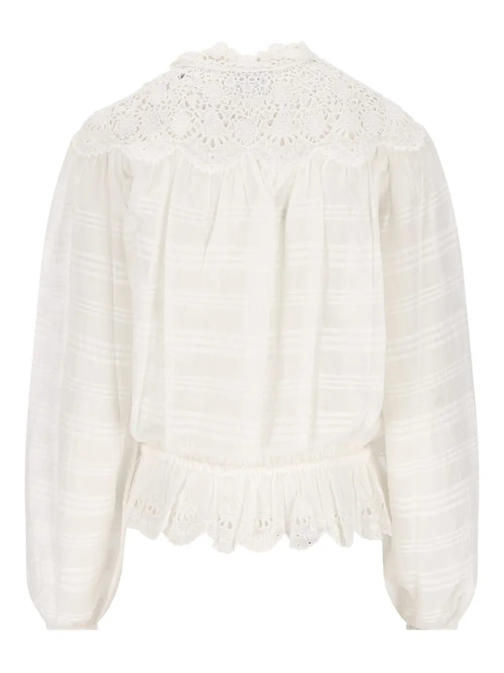 ISABEL MARANT ruffled shirt - Wit