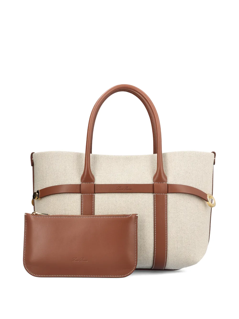 Loro Piana small Ghiera shoulder bag - Beige