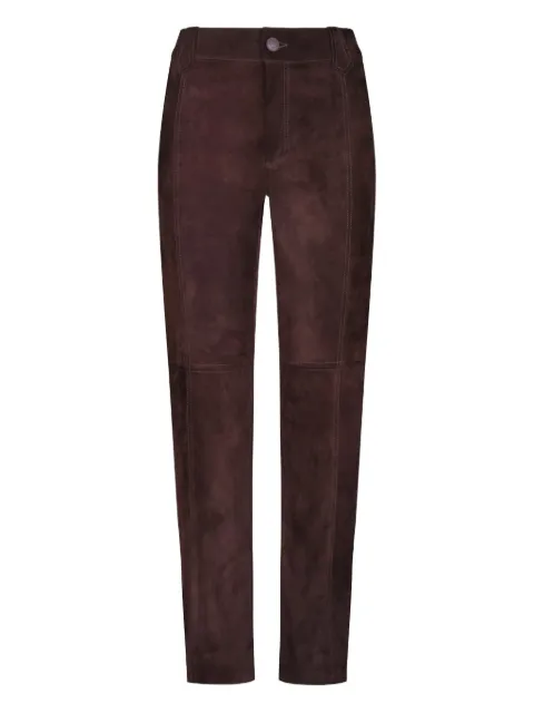 Johanna Ortiz Cartography leather trousers