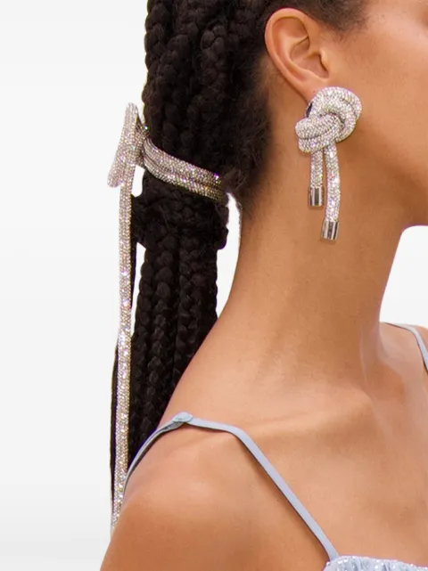 AREA 크리스털 매듭 이어링