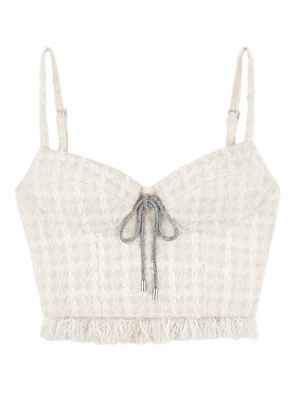 AREA Top in tweed - Toni neutri