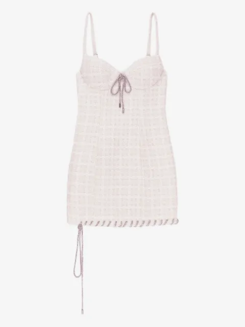 AREA sleeveless mini dress