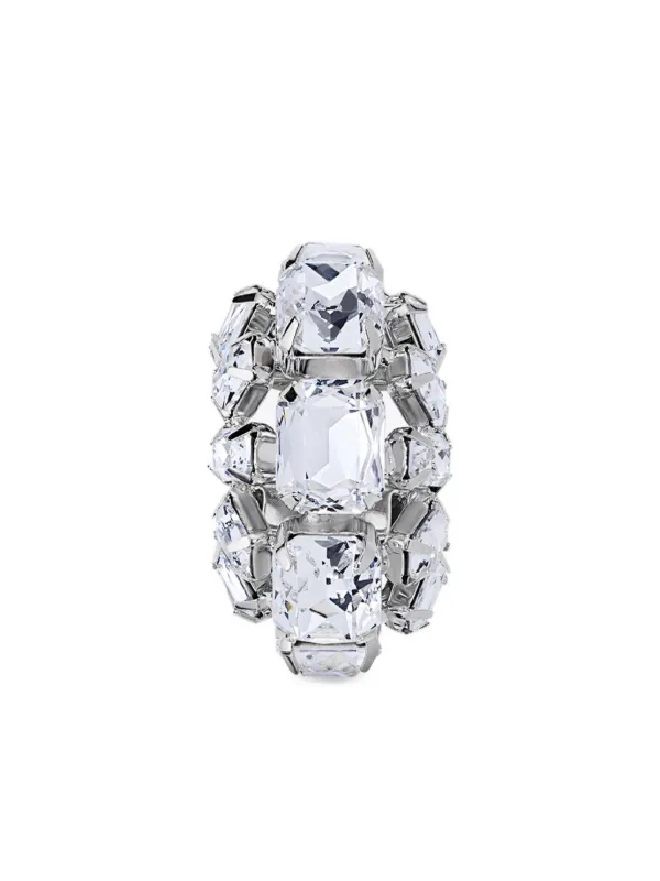 Area Crystal Earcuff in Silver
