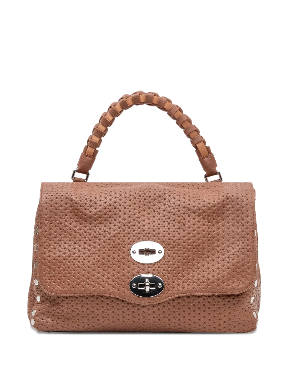 Zanellato Postina braided-handle tote bag - Marrone