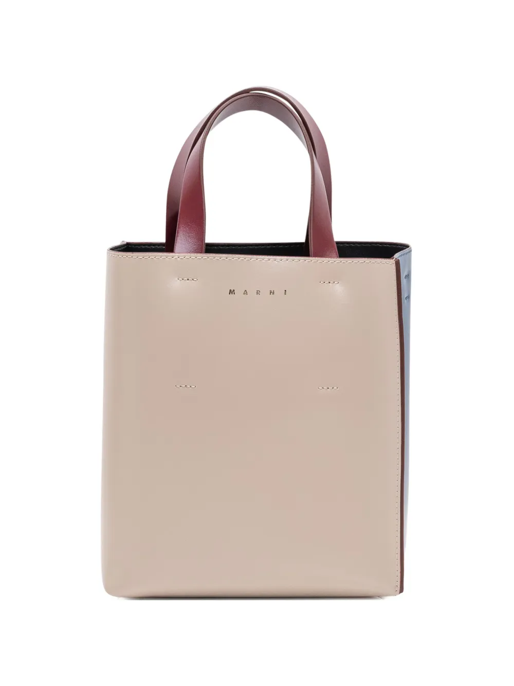 Marni mini Museo tote bag - Toni neutri
