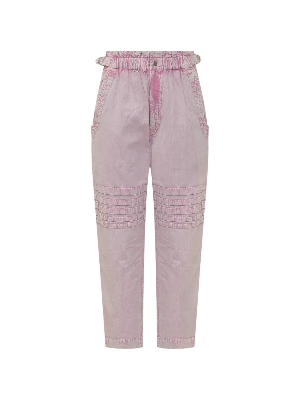 MARANT ÉTOILE Mellya ruffled trousers - Rosa