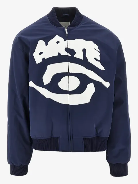 Arte Antwerp logo-print bomber jacket