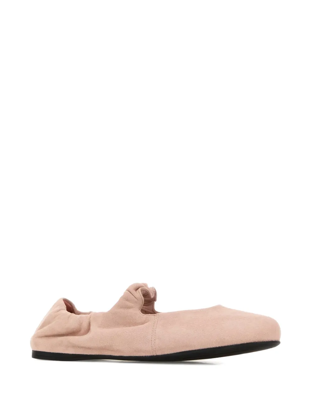 Miu Miu suede Mary Jane ballet flats - Roze