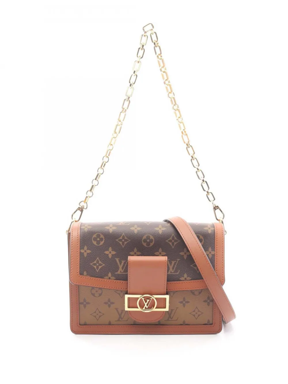 Louis Vuitton Pre-Owned 2020 Monogram Reverse Dauphine satchel - Marrone