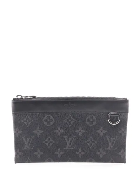 Louis Vuitton Pre-Owned 2019 Monogram Taigarama Pochette Discovery PM clutch bag