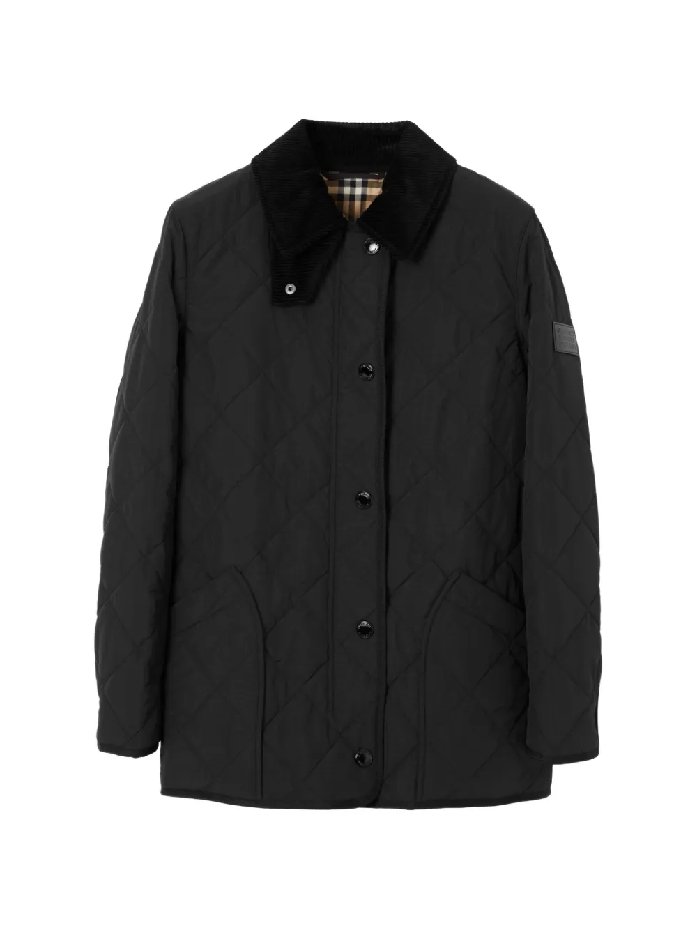 Burberry quilted jacket - Black