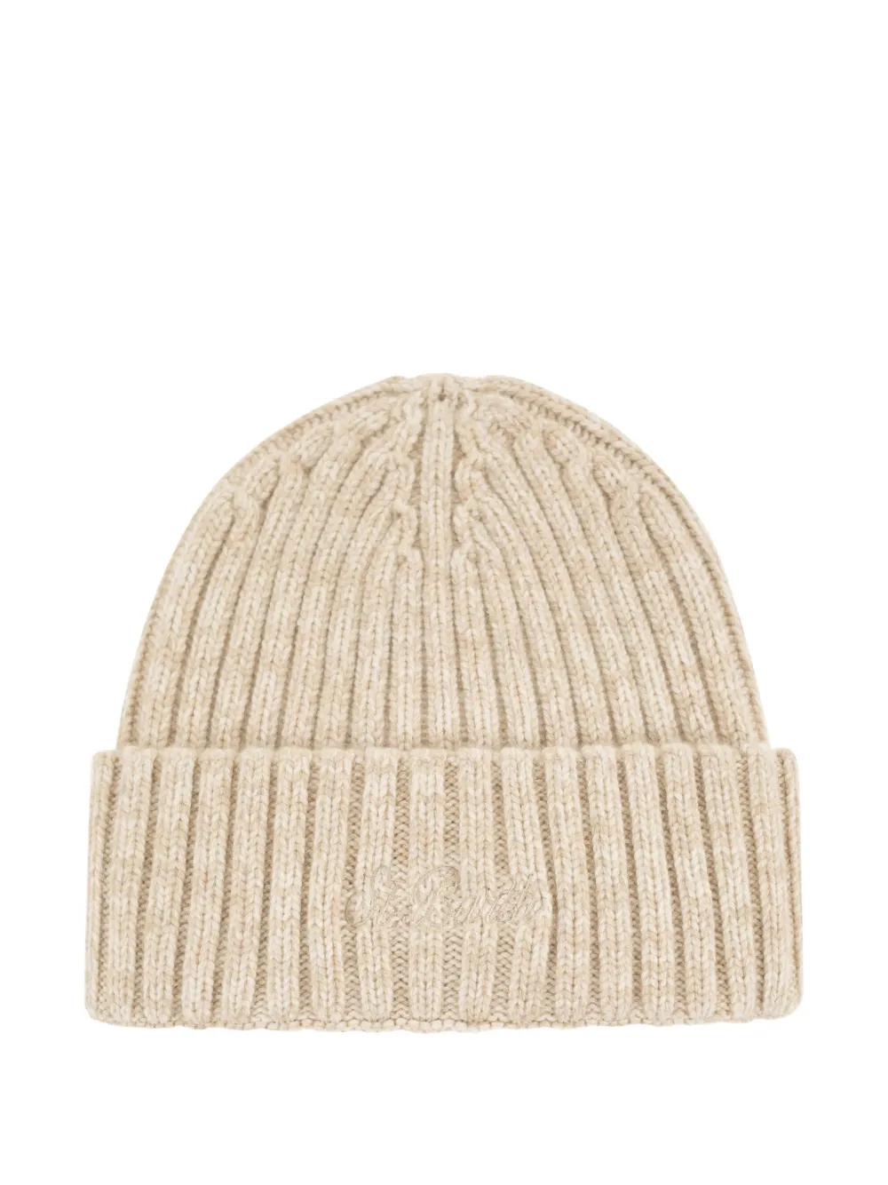 MC2 Saint Barth Wengen muts met geborduurd logo Beige