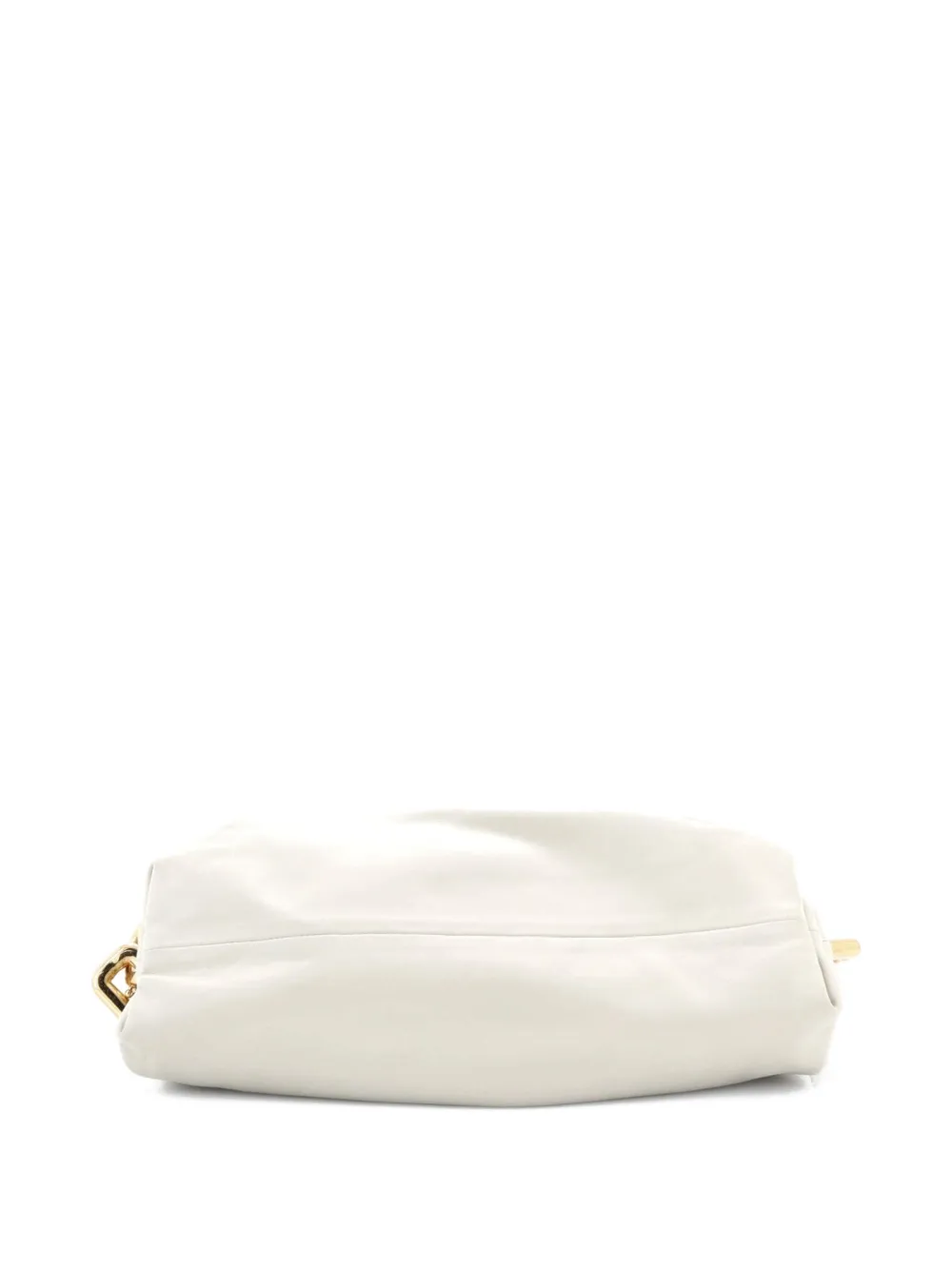 Pre-owned Bottega Veneta The Chain Pouch Leather Shoulder Bag In Neutral