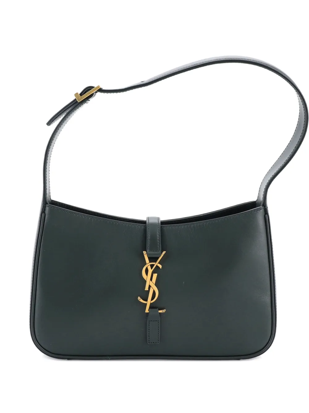Saint Laurent Pre-Owned Le 5 a 7 Leather Small hobo bag | Green | Image 1