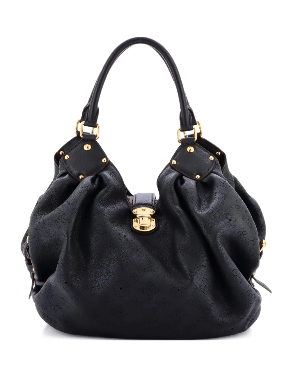 Louis Vuitton Pre-Owned L Mahina Leather hobo bag - Nero