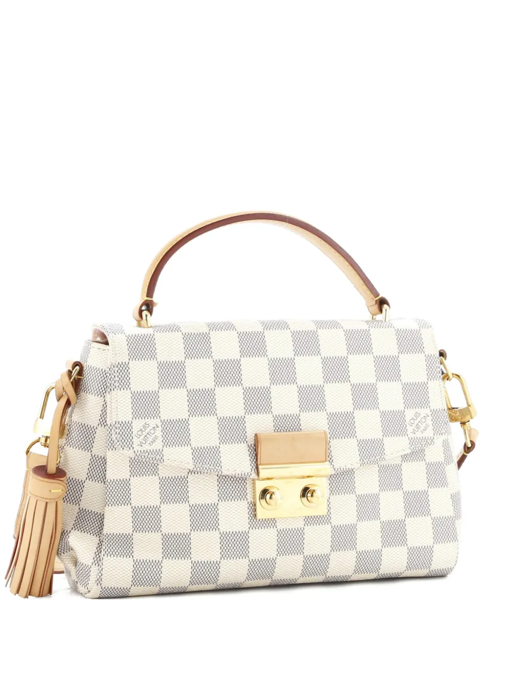 Louis Vuitton Pre-Owned Croisette Handbag Damier crossbody bag - Bianco