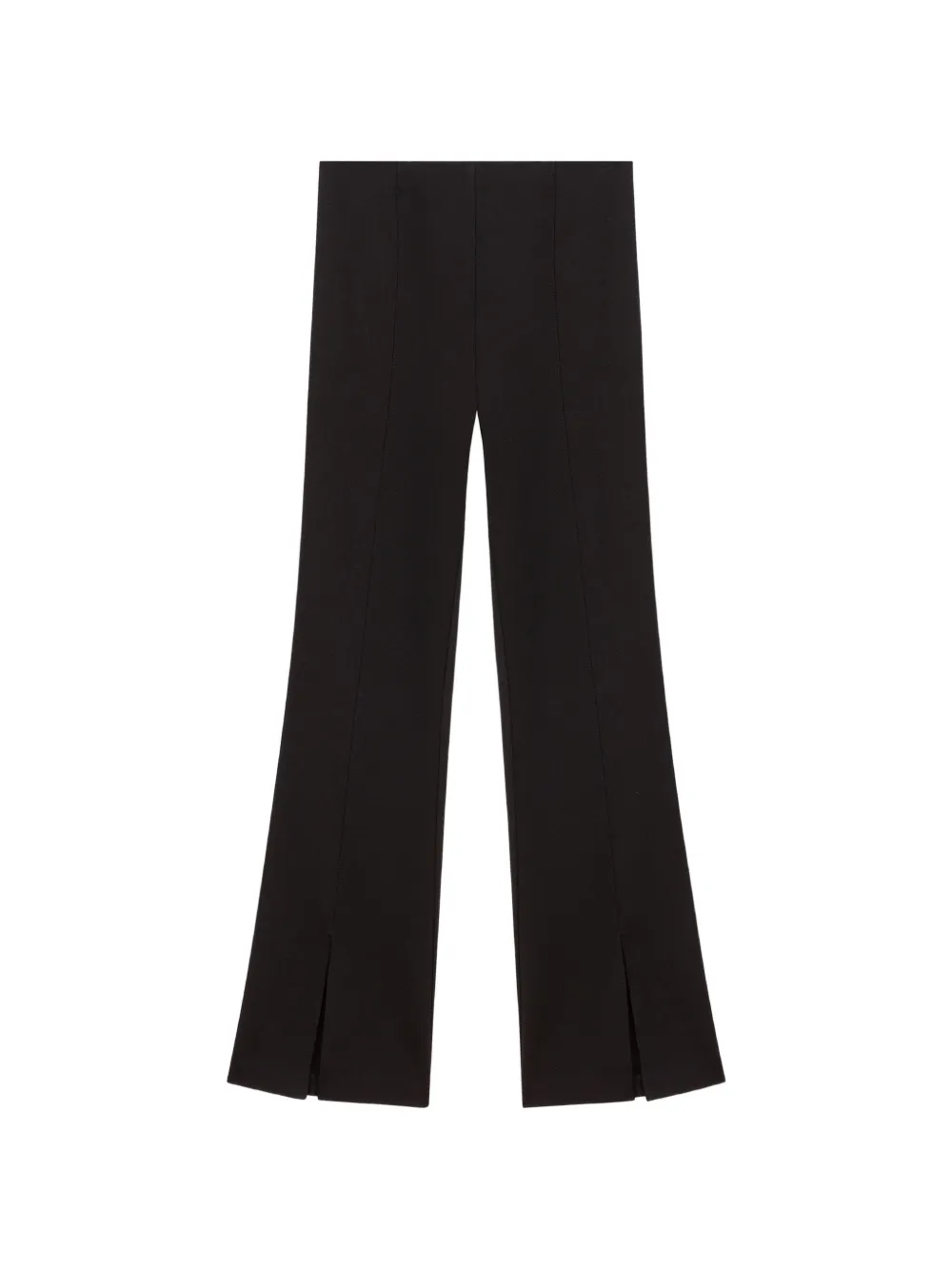 Maje slit-hem flared trousers - Nero