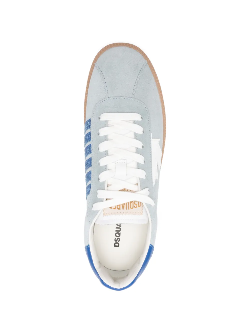 DSQUARED2 Rebels sneakers met ster-applicatie Blauw