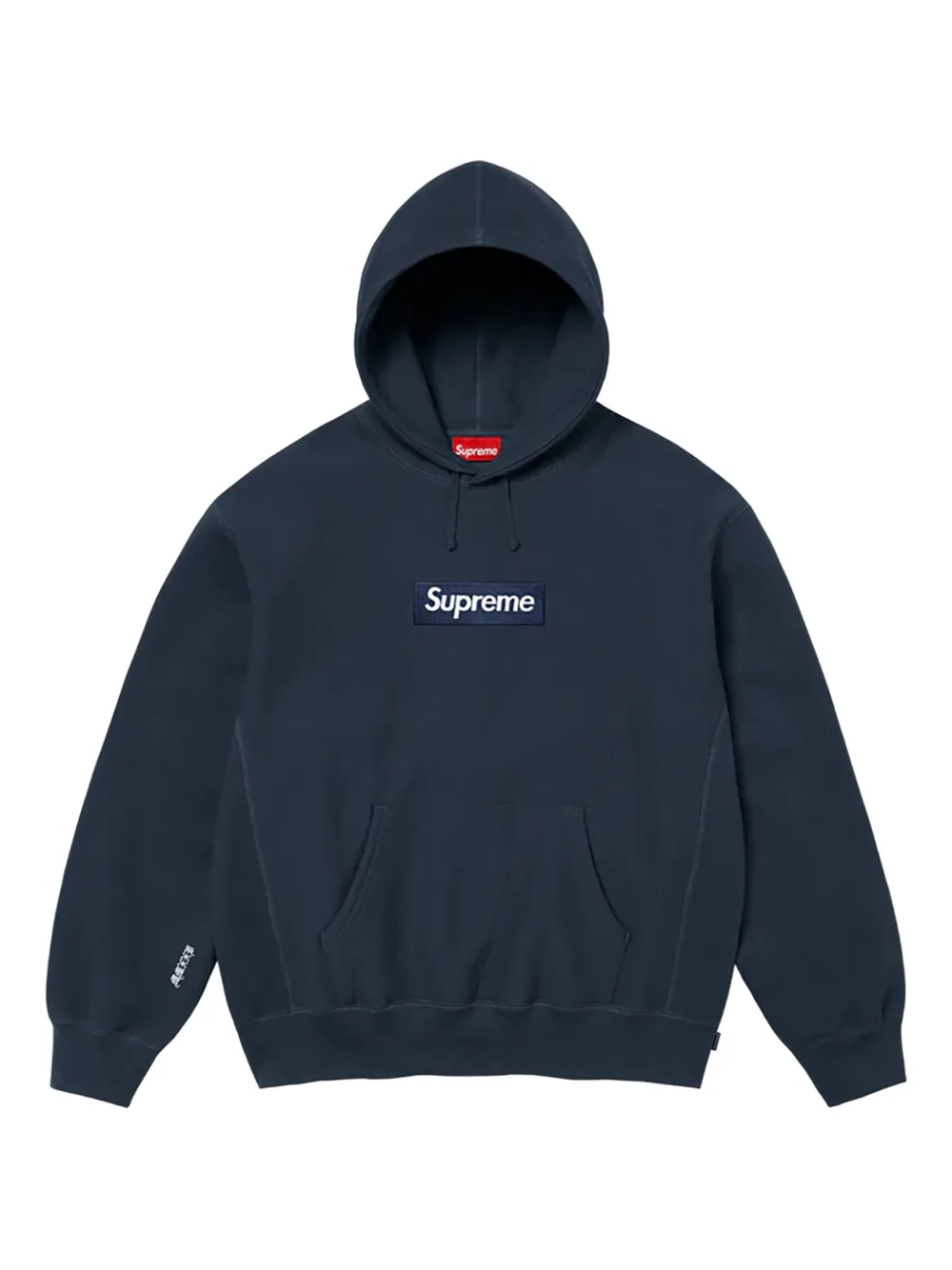 Supreme box logo hooded sweatshirt - Blu