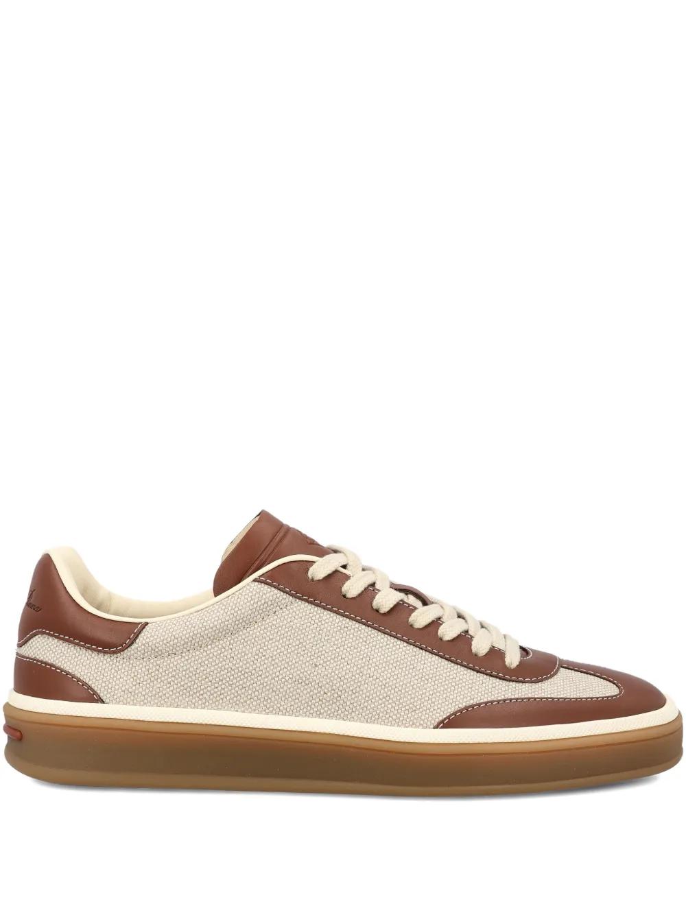 Loro Piana Tennis Walk Debossed-logo Sneakers In Neutral