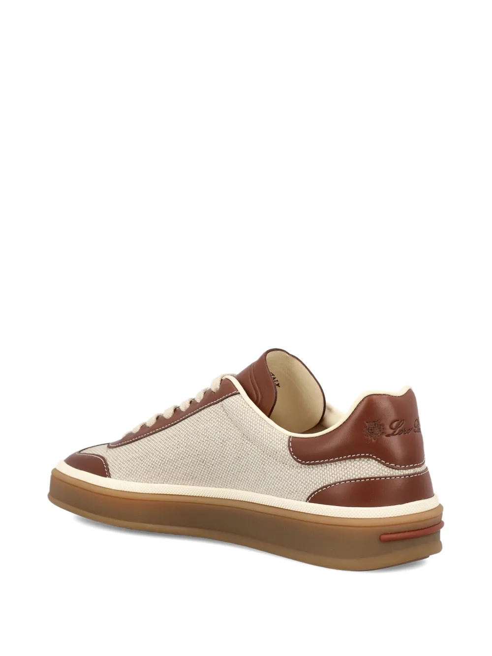 Loro Piana Tennis Walk sneakers met logo-reliëf Beige