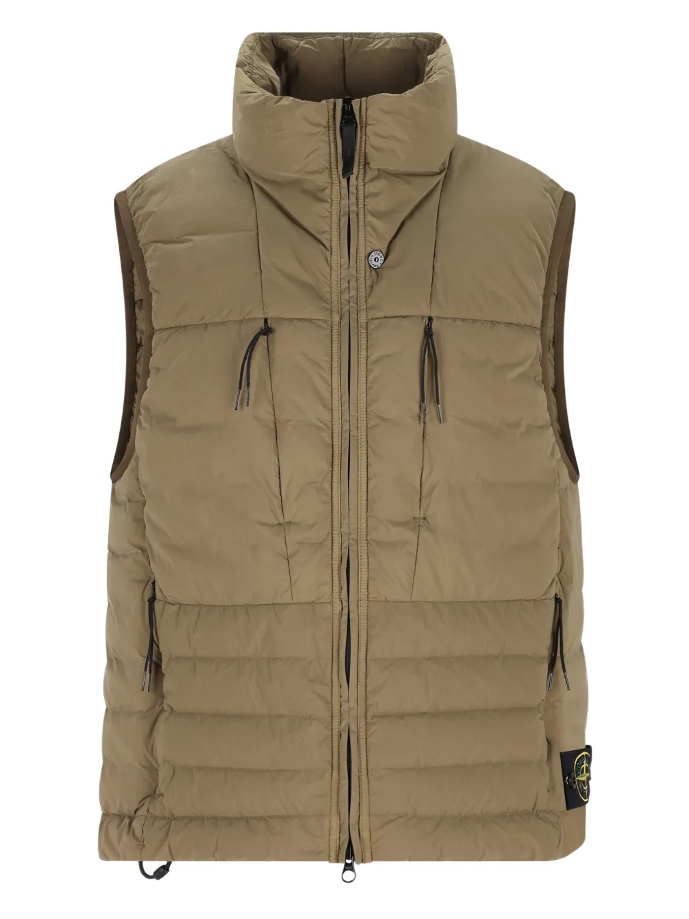 Stone Island zip padded gilet - Toni neutri