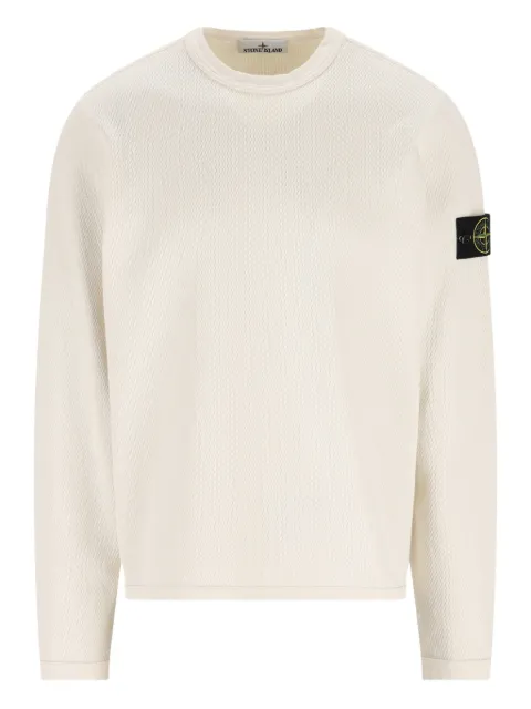 Stone Island waffle crew-neck sweater