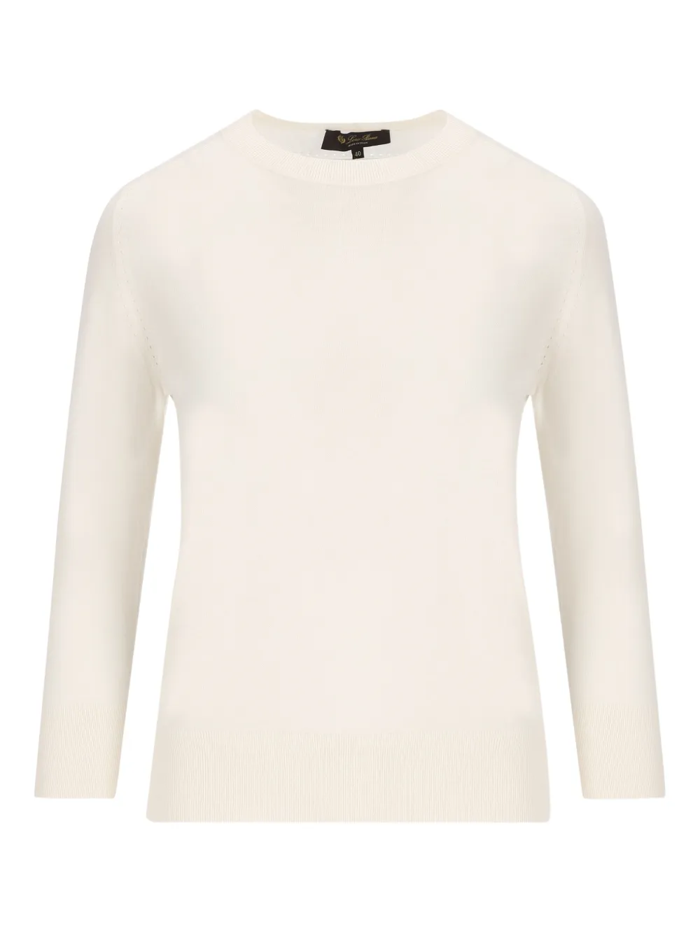 Loro Piana ribbed sweater - Neutrals