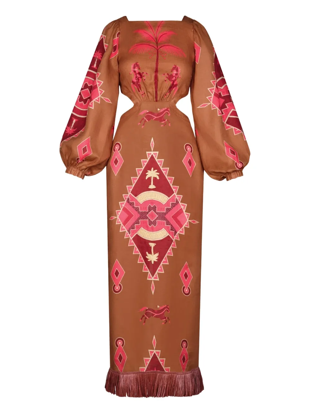 Johanna Ortiz Beautiful Horizon dress - Marrone